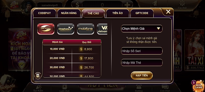 kubet11 nạp ít nhất bao nhiêu