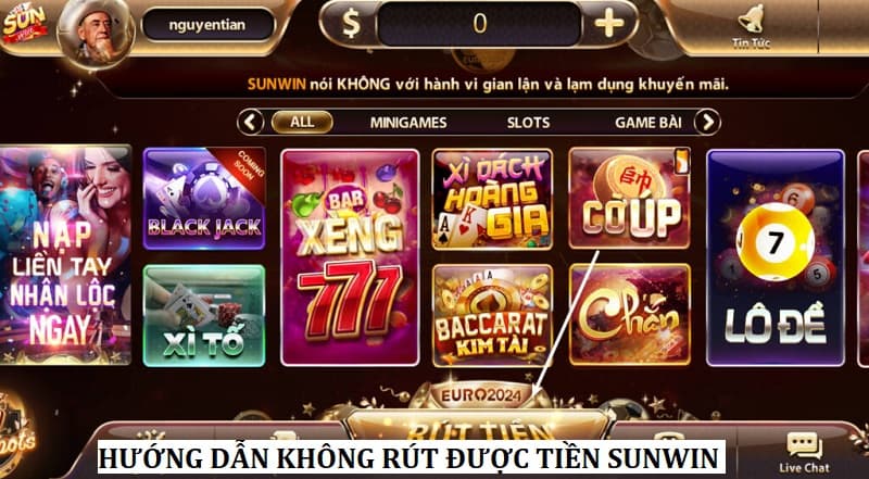Hướng dẫn không nạp được tiền kubet11