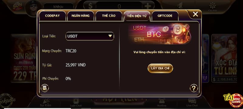 nạp tiền kubet11 bằng USDT 